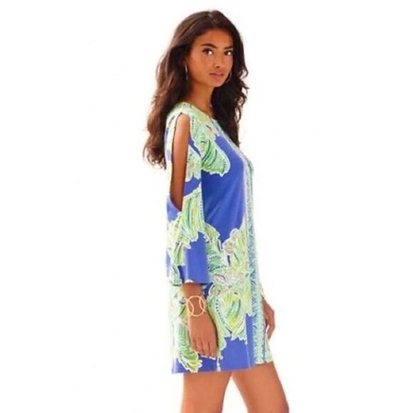 Lilly Pulitzer Latitude Adjustment Ophelia Swing Split Sleeve Mini Dress XS - Picture 6 of 11